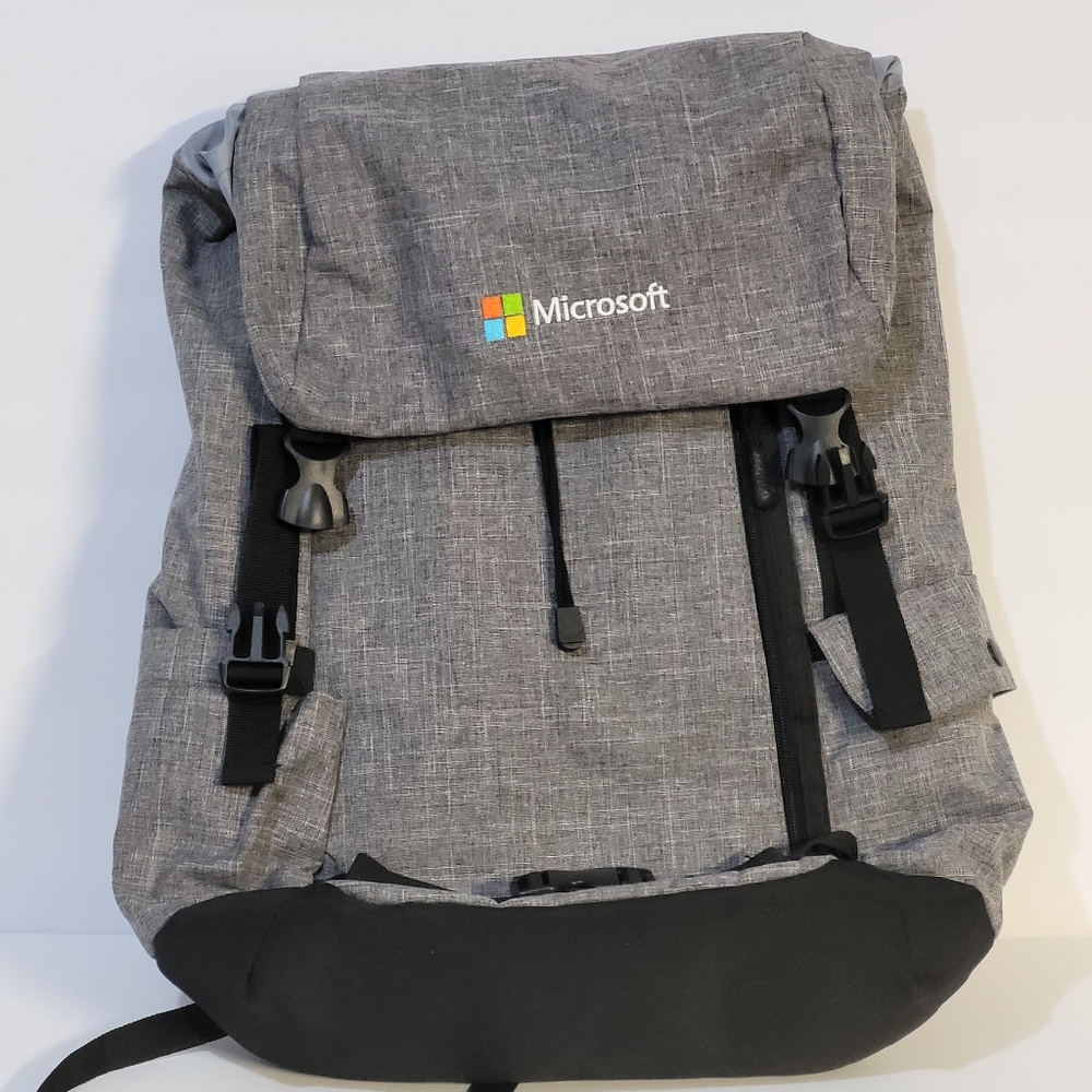 Microsoft Charcoal and Black Men's Backpack